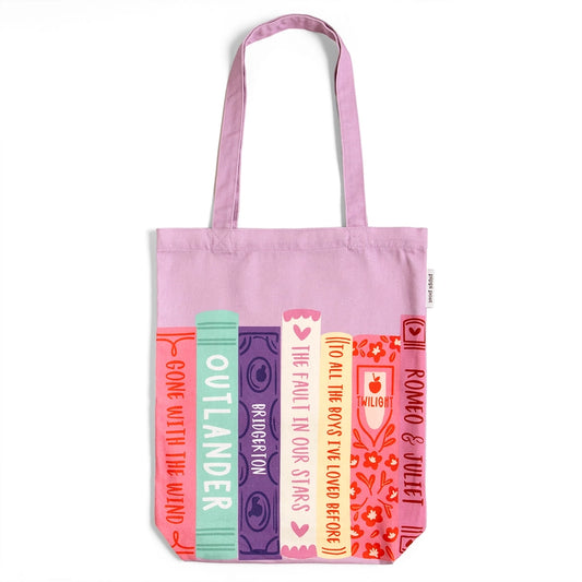 Pippi Post Romance Novels Book Stack Tote Bag