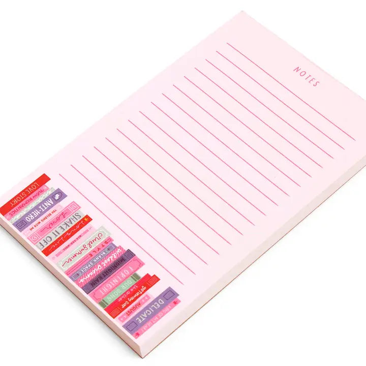 Pippi Post Eras Book Tour Bookshelf 4x6 Notepad