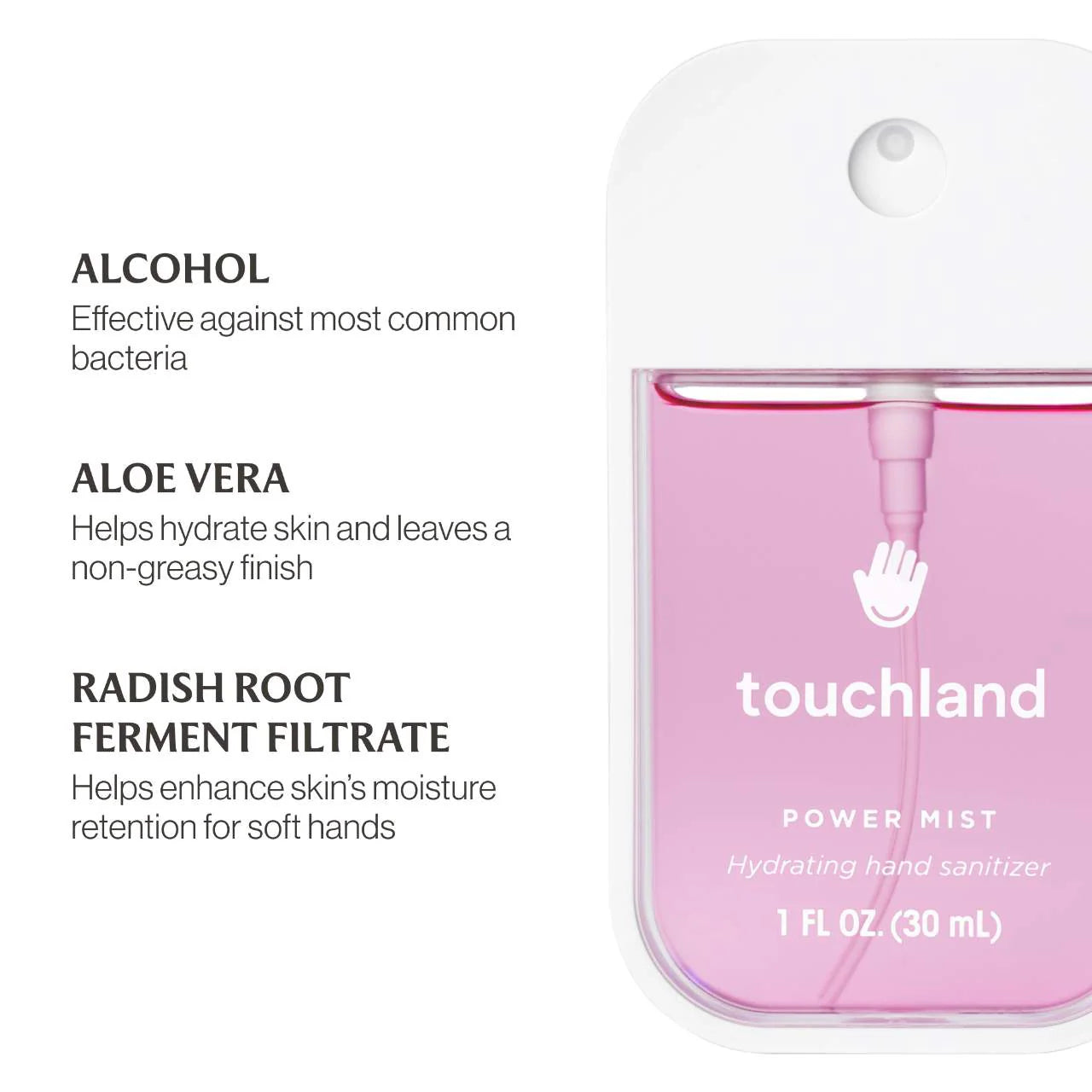 Touchland Power Mist Hydrating Hand Sanitizer Berry Bliss