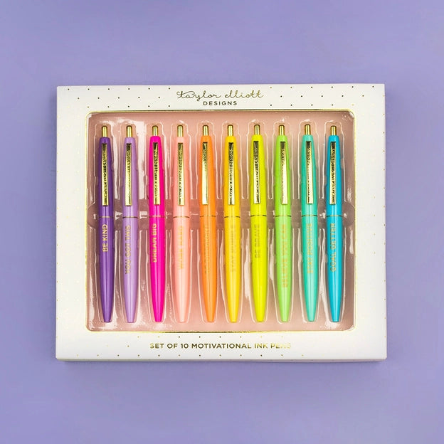 Taylor Elliott Designs Motivational Pen Set