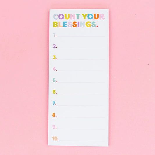 Taylor Elliott Designs Blessings List Pad