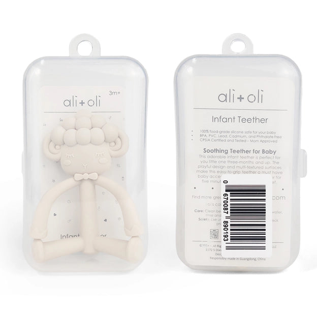 Ali + Oli Baby Sheep Teether