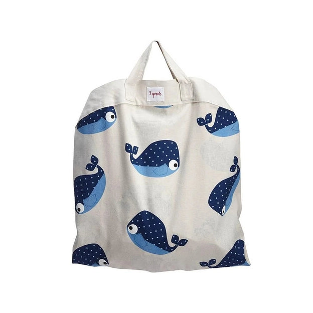 3 Sprouts - Whale Play Mat Bag