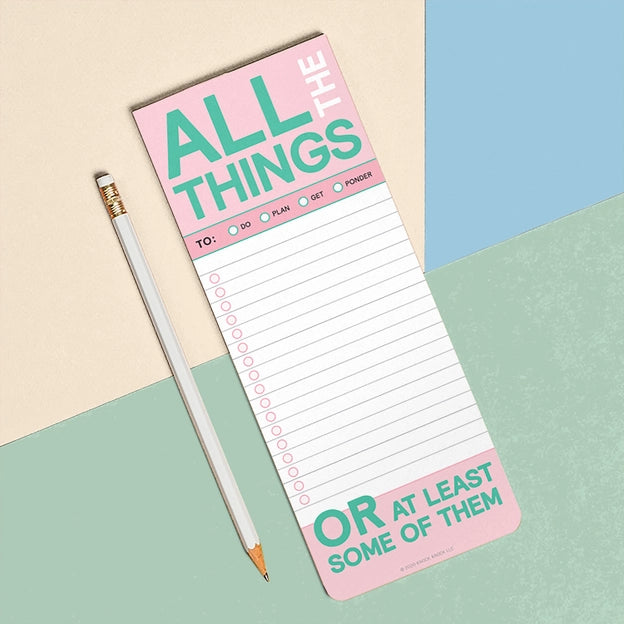 Knok Knok - All the Things Make-A-List Pad