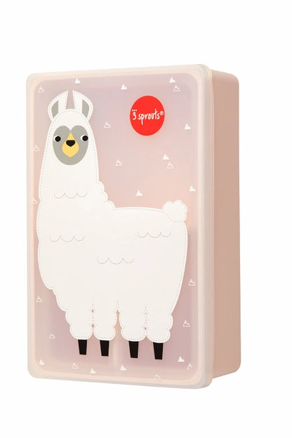 3 Sprouts - Llama Silicone Bento Box