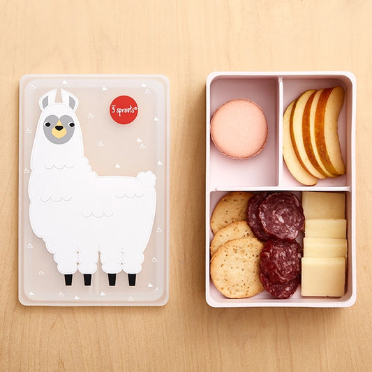 3 Sprouts - Llama Silicone Bento Box