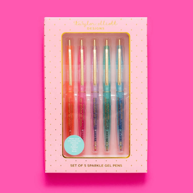 Taylor Elliott Designs Sparkle Gel Ink Pen Set