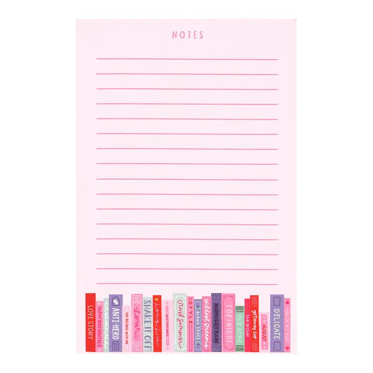 Pippi Post Eras Book Tour Bookshelf 4x6 Notepad